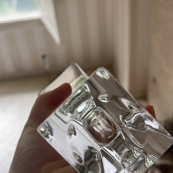 Vintage Nambe full lead Crystal Vase signed - Picture 6 of 7